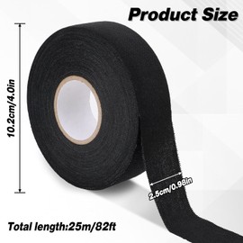 Anti-Slip Hockey Sticks Tape, 2Roll Sports Ice Hockey Grip Wrap Tapes,Non-Slip Ice Hockey Racket Tape,Non-Slip Grip Tapes Sports Tapes Ice Hockey Grip Tape, Black