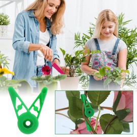 Ouligay Pack of 20 Plant Benders Lst Clips Plants 360 Degree Low Stress Training Clips Plant Trainer for Low Load Plant Clips for Bending Plant Stems Changing the Growth Direction