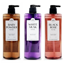 Happy Bath Moisture Perfume Body Wash Baby Powder Black Rose White Musk Slightly Acidic Body Happy Bath Moisture Perfume Body Wash 760g (Black Rose) / 해피바스 모이스처 퍼퓸 바디워시 베이비파우더 블랙로즈 화이트머스크 약산성 바디 해피바스 모이스처퍼퓸바디워시760g(블랙로즈)