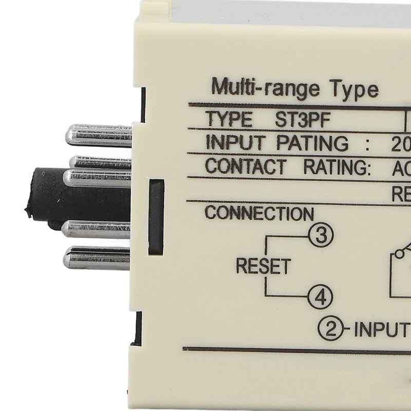 Time Delay Relay Long Lasting Fine Workmanship Small Volume ABS