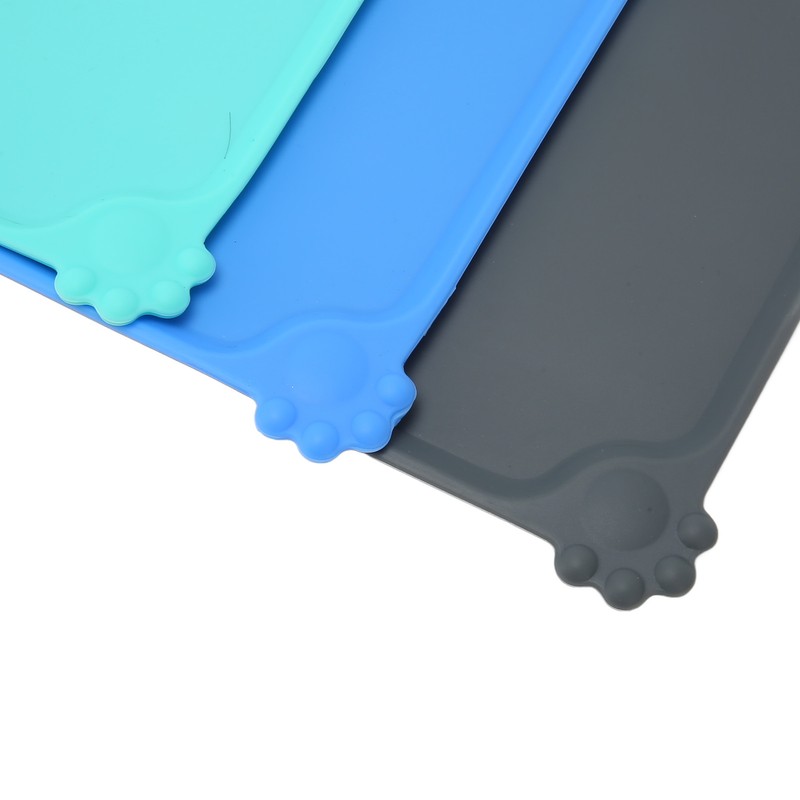 Silicone Pet Placemats Waterproof Slip Resistant Washable Pet Feeding Mat