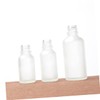Mikinona 15ml Mini Dropper Bottle Set Frosted Travel Toiletry Containers