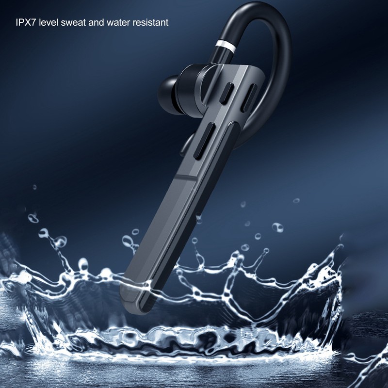 Bluetooth Earpiece Hands Free Single Ear Noise Reduction Digital Display