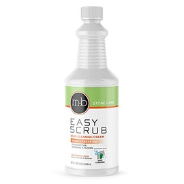 Easy Stone Care - Easy Scrub - Natural Stone Deposit Remover - Commecial Grade Surcface Cleaner - Removes Suface Haze, Spills, And Residues - 32oz