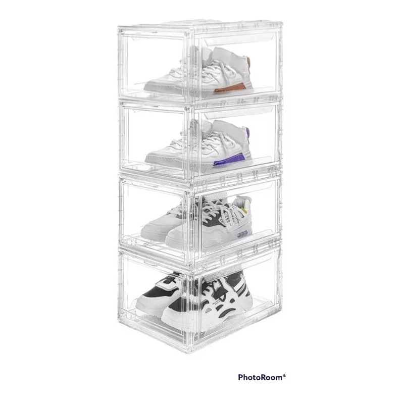 Premium Ag Box Zapateras Apilables Premium Para Sneakers 4pack Tenis