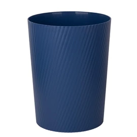 UUJOLY Small Trash Can Wastebasket Garbage Can Container Bins for Bathrooms, Laundry Room, Kitchens, Offices, Kids Rooms, Dorms (Navy Blue)