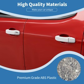 PDKLIN for Colorado Tailgate Door Handle Cover Trim Fit for Chevy Colorado/GMC Canyon 2014-2022 White Exterior Accessories 5pcs