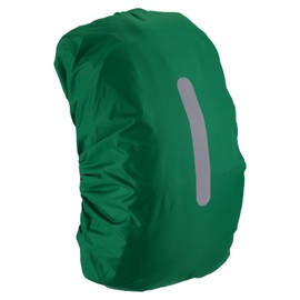 M METERXITY Backpack Rain Cover - Waterproof Lightweight Cover with Vertical Reflective Strap, Apply to Cycling/Mountain Climbing (75-85L, XXL, Dark Green)