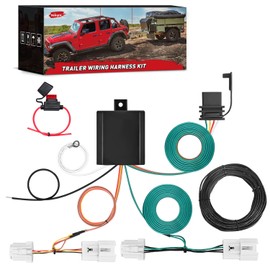 Nilight 4 Pin Trailer Wiring Harness Kit 56033 Custom for 2008 2009 2010 2011 2012 2013 2014 2015 2016 2017 2018 2019 2020 Nissan Rogue 2007-2013 Infiniti G25 Q60 G35 G37 Sedan Tow Hitch Harness