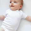 HonestBaby Multipack Short Sleeve Bodysuits One-Piece 100% Organic Cotton for