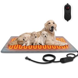 AFDUV Pet Heating Pads for Cats & Dogs Outdoor, 27.6 * 47.2inches