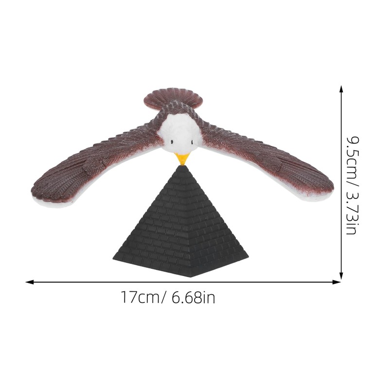 BESTonZON Balance Eagle Ornaments Plastic Balancing Eagle Tabletop Balance Bird