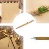 WPRO Set of 10 Bamboo Ben Mechanical Pencils, Automatic, Retractable,