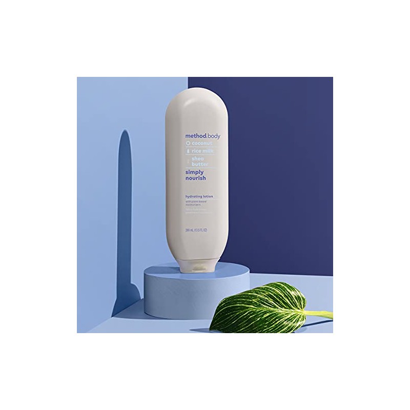 Method Daily Lotion, Simply Nourish, Plant-Based Moisturizer for 24 Hours