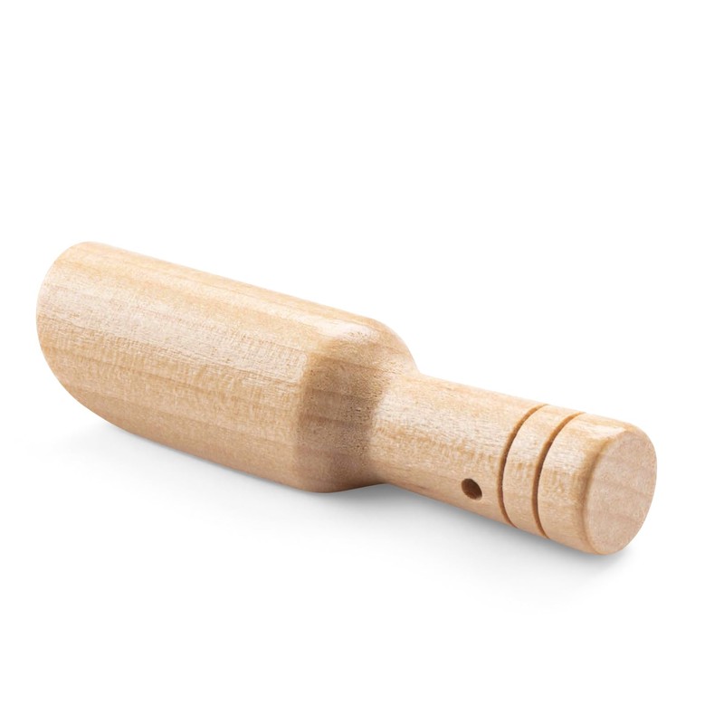 Gourmanity Comfort Wooden Bath Salt Scoop | Mini Versatile Scoop