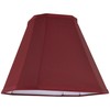 GO&SO Set of 2 Burgundy Bell Lamp Shades Fabric Lampshade,
