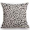 Swono Polka Dots Decorative Throw Pillow Cover Case, Brush Strokes