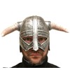Rubber Johnnies VIKING HORN HELMET, Nordic Warrior, LATEX, Movie Quality