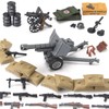 Feleph WW2 Weapons Accessory Pack Military Toy Construction Kit for