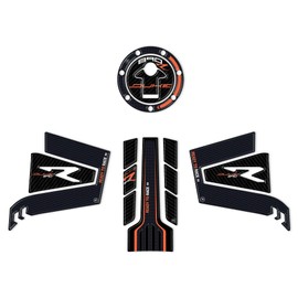labelbike - Sticker Kit 3D Resin Tank Protector for Motorcycles Compatible with KTM 890 Duke R