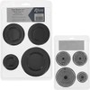 MasterPart Oven Cooker Hob Gas Burner Crown & Flame Cap Kit (Small, Medium & Large, 55mm - 100mm)