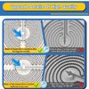 Upgraded 316555800 W10823692 9"/6" Dual Radiant Surface Element Compatible with