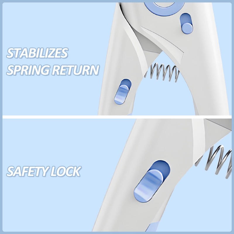 OWill Cat Nail Clippers with Safety Guard LED Light, Safe