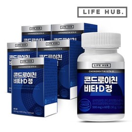 Chondroitin Vitamin D Tablets, 5 bottles (300 tablets) - 10-month supply / 콘드로이친 비타D 정 5통(300정) 10개월분