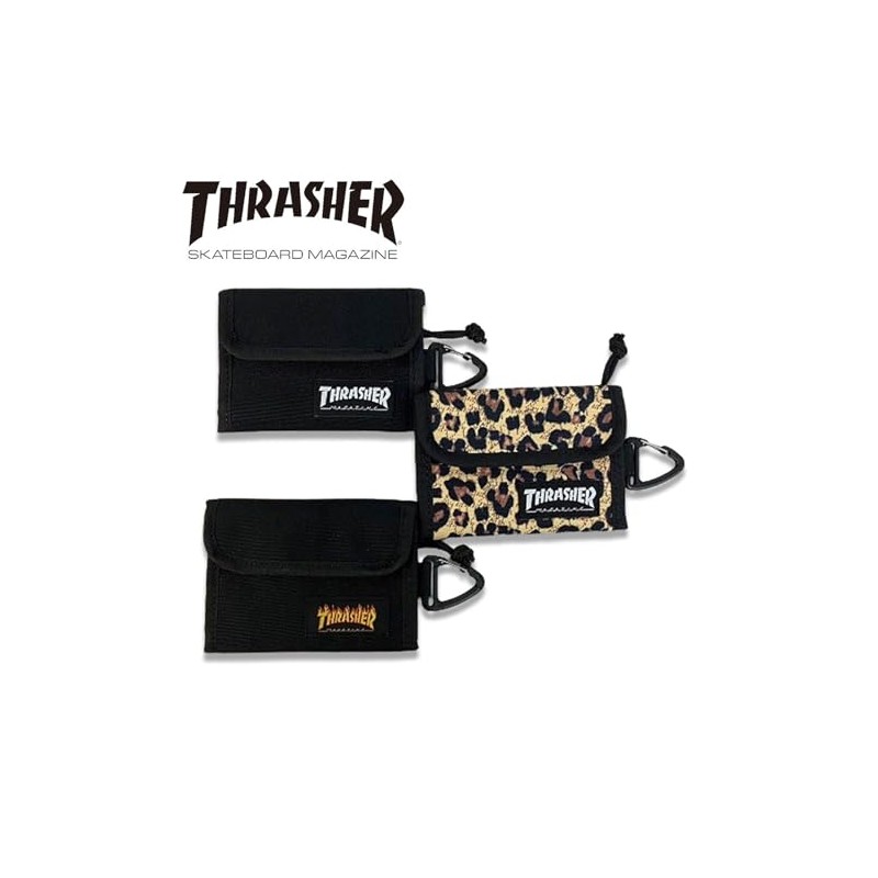 Slasher THR-010 Bifold Wallet (Trifold & Carabiner Included) Compact Velcro