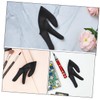 SAFIGLE 2Pcs Heat Resistant Hair Styling Gloves Three Finger Design