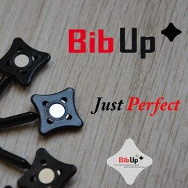BIBUP Magnetic RaceBib Fixing System (Extra Grip Black)