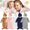 ikasus Baby Swaddle Sleep Sack with Hat Set, 3 Pack