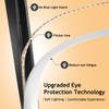 NUÜR Modern Spiral LED Floor Lamp, 59" Ultra-Bright Black Standing