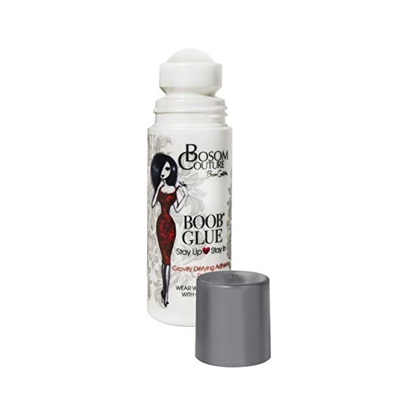 Bosom Couture Boob Glue Gravity Defying Breast Adhesive Roll-On, Stay