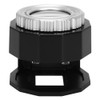 30X Magnifier Optical Glass Lens Magnifier Scale Full Metal LED