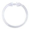 Rocky Mountain Goods Simple Spaces Clear Plastic Curtain Rings -