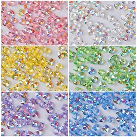 Heart Nail Charms - 100Pcs Colorful Love Nail Art Charms - 3D Resin Heart Nail Art Charms for Nails Jewelry Making DIY, Valentine's Day Nail Charm (Resin Heart)
