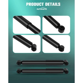 AUTOMUTO Rear Shocks Absorbers Fits 2007 2008 2009 2010 2011 2012 for Sentra Struts Sets with 341659