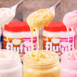 Marshmallow Fluff Spread – Sweet Marshmallow Creme for Baking, Desserts & Sandwiches – Gluten Free (Variety Pack (3 Units))
