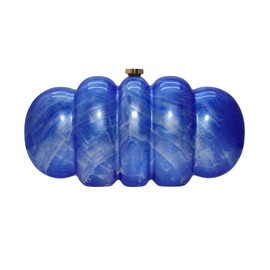 Cloud Acrylic Clutch Purse Marble Acrylic Bag Women Unique Evening Bag Pearl Chain Crossbody Handbag(blue)