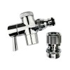 Brass Faucet Diverter Valve with Quick Connection, Adapter From Sink