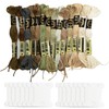 14 Skeins Per Pack Brown Embroidery Threads,Brown Thread,Sewing Thread Kit,Cotton