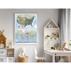 27.5x39.3 World and USA Two Wall Map Set (Paper Folded),