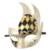 Coolwife Men's Masquerade Mask Vintage Venetian Checkered Musical Party Mardi