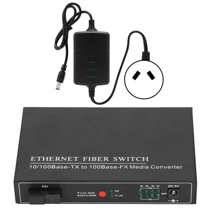 4 Ports Ethernet Fiber Switch TBCMC3414ES20A Plug Play Stable Sturdy