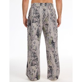 Eutten Mens Baggy Camo Sweatpants Open Bottom Elastic Waisted Wide Leg Fleece Joggers Loose Sweat Pants wtih Pockets