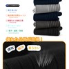 Closemate Men's Business Socks, Odor Resistant, Sweat Absorbent, Thin, Black,