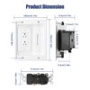 Wall Cable Concealer Kit, in Wall Cable Management Kit for