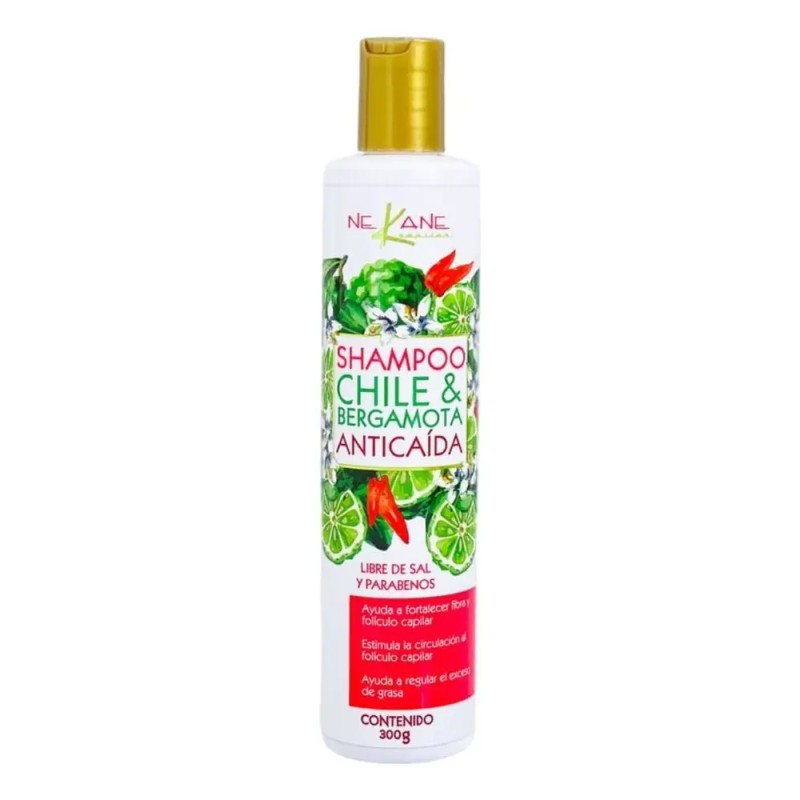 Nekane Shampoo Chile Y Bergamota Anticaida De 300ml