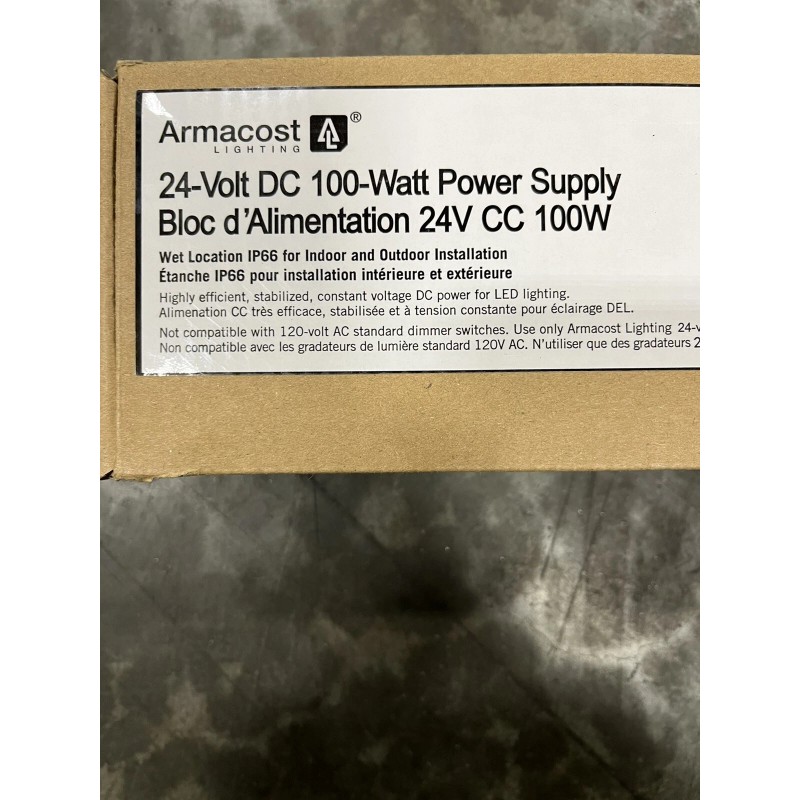 Standard Armacost Lighting 851000 100 Watt 24 Volt DC Transformer